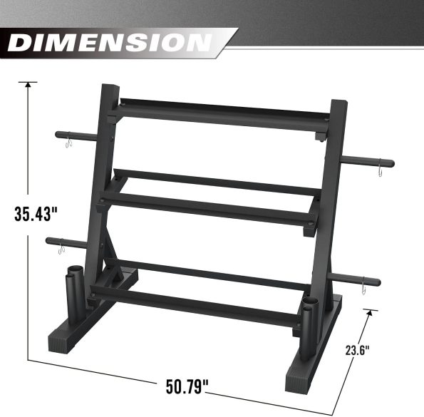 Dumbbell and Barbell Rack-fitnesshub-0113789090