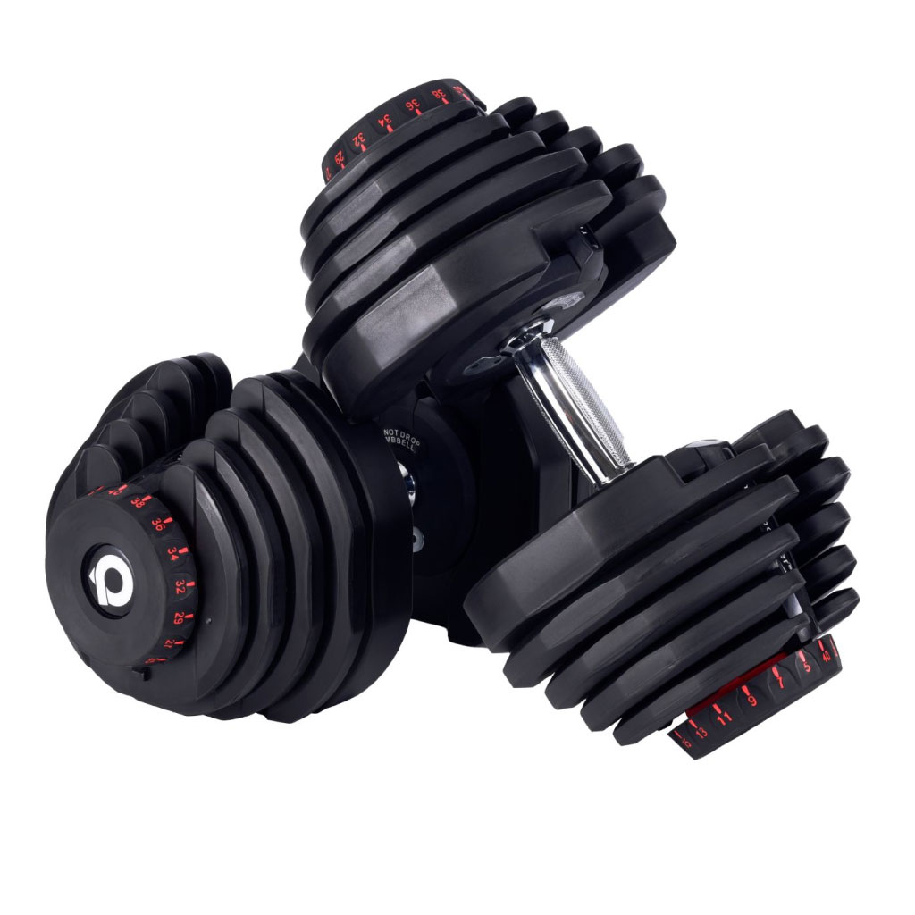 40Kg Adjustable Gym Dumbbells.