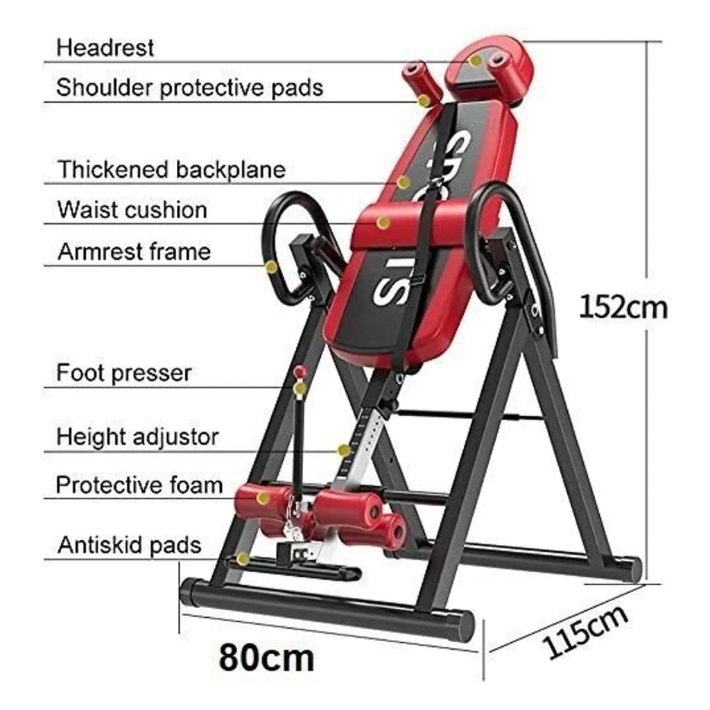 Gravity Gym Inversion Table ,Back Stretcher Machine.
